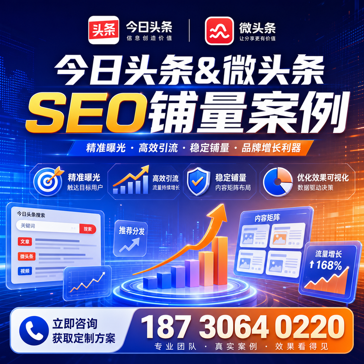 兰州头条号SEO矩阵批量内容铺量成功案例