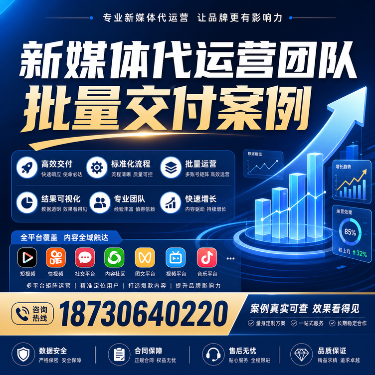 兰州代运营公司多客户账号批量高效交付案例